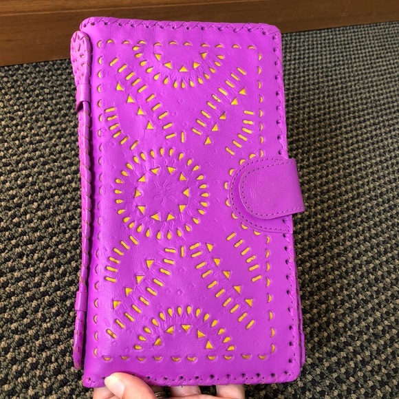 Cleobella Handbags - Cleobella Mexicana Stamped Wallet Clutch